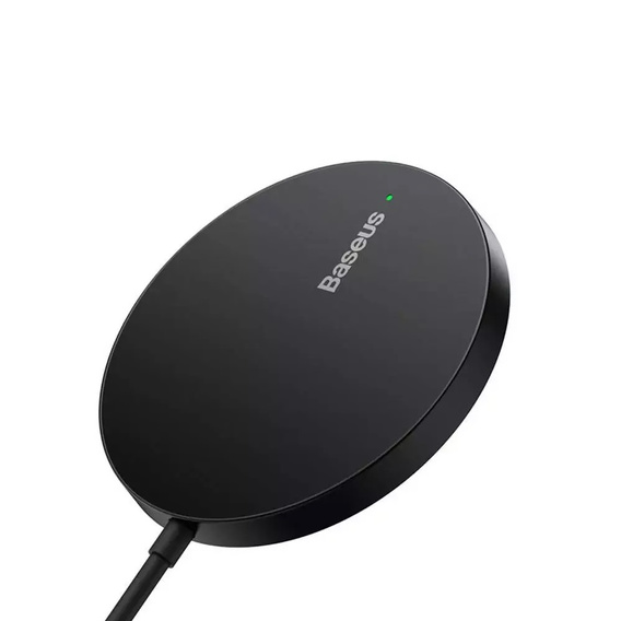 Magnetyczna ładowarka indukcyjna Baseus Simple Mini 3 15 W – Czarna