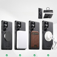 Etui do Samsung Galaxy S25 Ultra, SUTENI G3, magnetyczne z podstawką – czarne