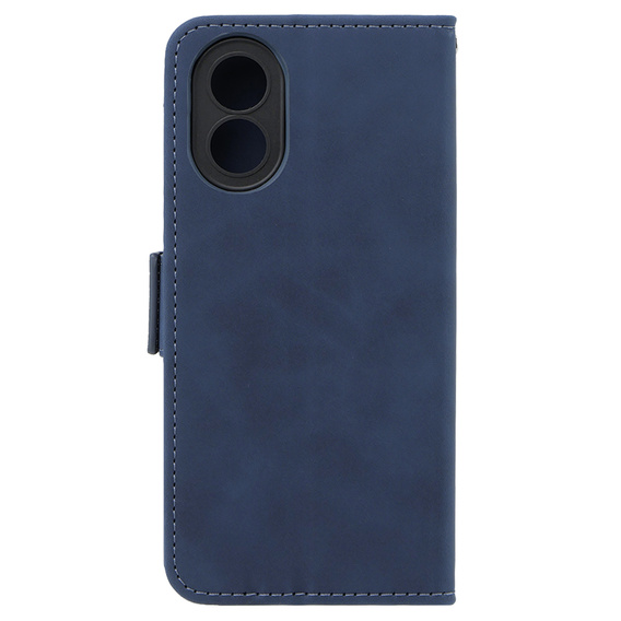 Etui z klapką do Oppo A58 4G, Card Slot, niebieskie