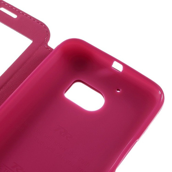ROAR KOREA Etui Noble View Case do HTC One M10 - Rose