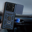 Etui pancerne do Xiaomi 15T Pro, CamShield Slide, niebieskie
