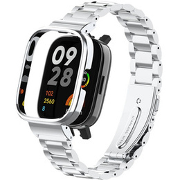 Bransoleta Stalowa do Xiaomi Redmi Watch 3 Active, Srebrny