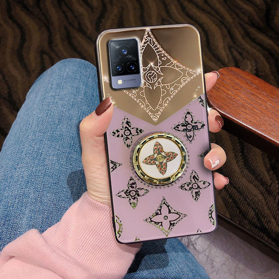 Etui Fashion do Vivo V21 5G, fioletowe