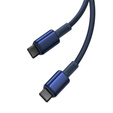 Baseus Tungsten Gold – kabel USB‑C 100 W USB PD, 1 m - niebieski