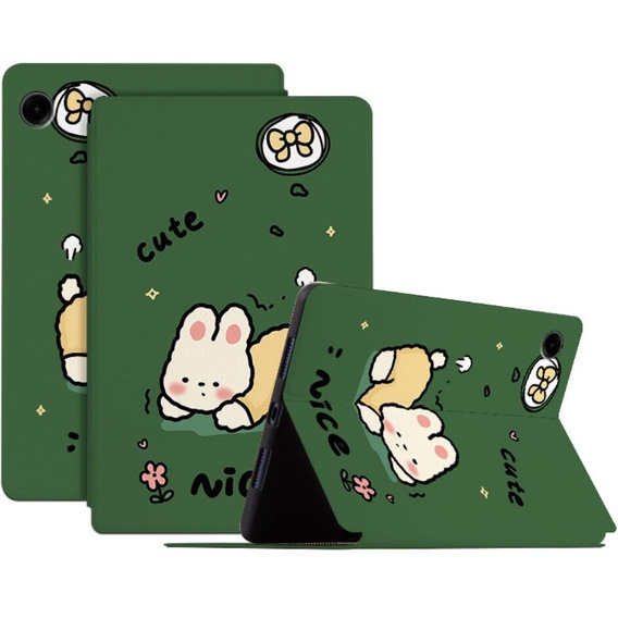 Etui z klapką do Samsung Galaxy Tab A9, cute rabbit
