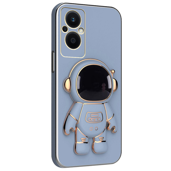 Etui do Oppo Reno7 Lite 5G, Astronaut, niebieskie