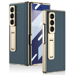 Etui GKK do Samsung Galaxy Z Fold7 5G ze szkłem i podstawką – zielone