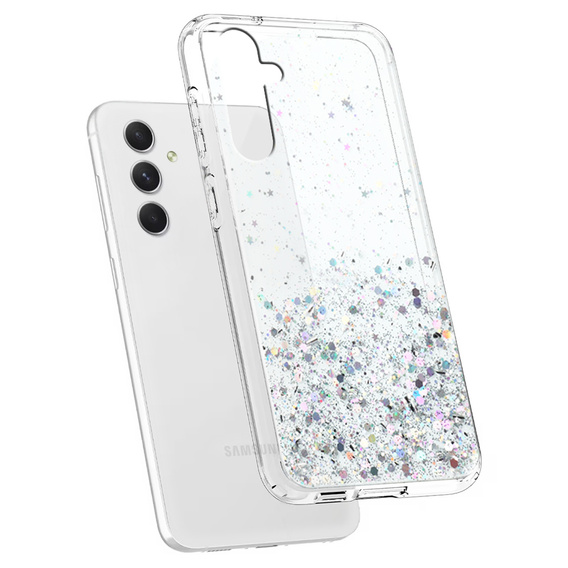 Etui do Samsung Galaxy A54 5G, Glittery, przezroczyste