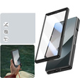 Etui do Samsung Galaxy Z Fold7 5G ze szkłem, z miejscem na rysik – czarne