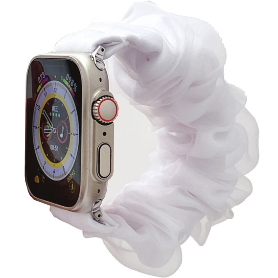 Pasek do Apple Watch 1/2/3/4/5/6/7/8/9/SE/Ultra/Ultra 2 42/44/45/49mm, Biały