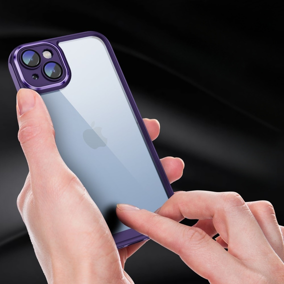 Etui do iPhone 15, ERBORD Impact Guard, ciemnofioletowe