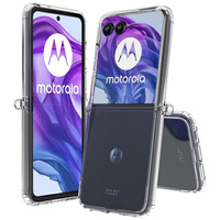 Etui do Motorola Razr 50 Ultra, Fusion Hybrid, przezroczyste