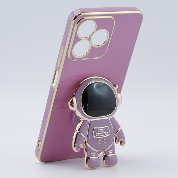 Etui do Realme C51, Astronaut, fioletowe