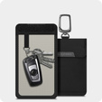 Spigen Etui pionowe Klatka Faradaya na kluczyk, kartę płatniczą, Black