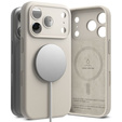 Etui Ringke do iPhone 17 Pro, Silicone MagSafe, Stone