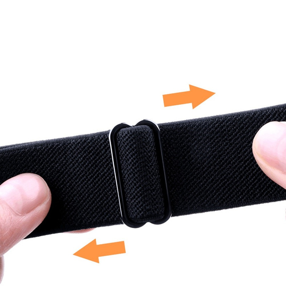 Pasek Nylonowy do Samsung Galaxy Fit 3, czarny