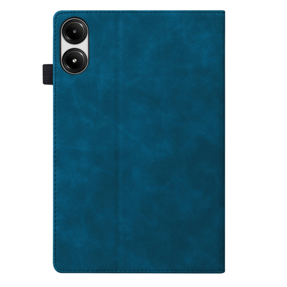 Etui z klapką i kieszonkami na karty do Xiaomi Redmi Pad 2 - Niebieskie