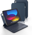 Etui z klawiaturą do iPad 11" 2025 A16 (11 gen.) / iPad 10.9" 2022 (10 gen.), Dexnor Magnetic Keyboard Touchpad, niebieskie