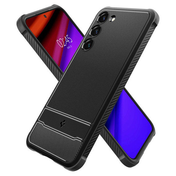 OUTLET Etui Spigen do Samsung Galaxy S23, Rugged Armor, czarne