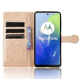 Etui z klapką do Motorola Moto G24 / G24 Power / G04, Wallet Rhombus, różowe