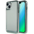 Etui do iPhone 14 Carbon Slim Case Obudowa, Zielone