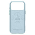 Etui Spigen do iPhone 17 Pro, Silicone Fit Mag MagSafe, Mute Blue