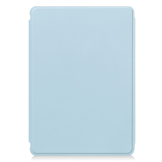 Etui z klawiaturą do Samsung Galaxy Tab S10 Lite / S10 FE / S9 FE, Rotary 360° Leather, jasnoniebieskie