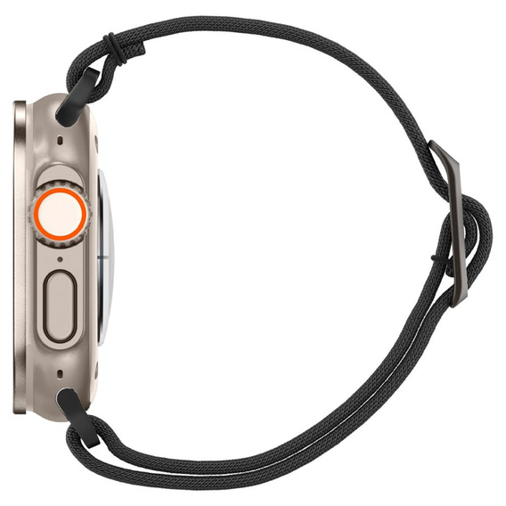Szkło Hartowane SPIGEN GLAS.TR SLIM PRO do Apple Watch Ultra 1/2/3 49mm, z ramką, Tytanowe / Szare