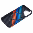 Etui do iPhone 16 Plus, Carbon Fiber MagSafe, granatowe