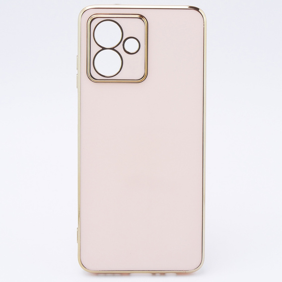 Etui do Motorola Moto G54 5G, Glamour CamShield, różowe rose gold