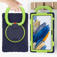 Etui do Samsung Galaxy Tab A8 10.5 SM-X200 SM-X205, Pancerne, Niebieskie Zielone