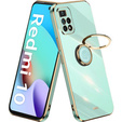 Etui do Xiaomi Redmi 10, Electro Ring, miętowe