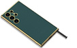 Etui do Samsung Galaxy S24 Ultra, Electro Frame Leather cover, zielone