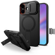 Etui Tech-Protect do iPhone 17, Kevlar Aura MagSafe, Czarne