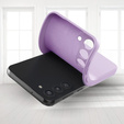 Etui do Samsung Galaxy S23 5G, Silicone Lite, fioletowe