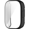 2w1 Etui Silikonowe z Osłoną na Ekran do Xiaomi Redmi Watch 3, Czarne