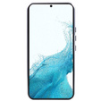 Etui do Samsung Galaxy S22, Magnetic Dual Glass, srebrne
