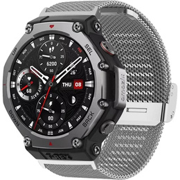 Bransoleta Milanese do Amazfit T-Rex 3, Srebrna