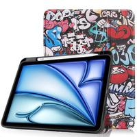 Etui do iPad Air 11" 2024 (6 gen.) / iPad Air 11" 2025 (7gen.), Smartcase, graffiti