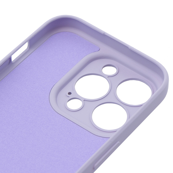 Etui do iPhone 15 Pro, Silicone Lite, fioletowe