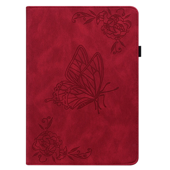 Etui do Xiaomi Redmi Pad SE 11", Motyle, czerwone