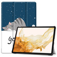 Etui do Samsung Galaxy Tab S9 Plus, Smartcase, sleeping cat