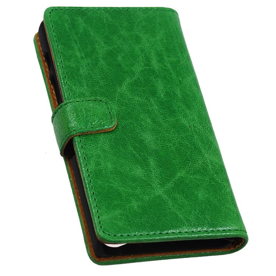 SHTL Etui Genuine Leather Wallet Case do Sony Xperia Z5 Compact - Green