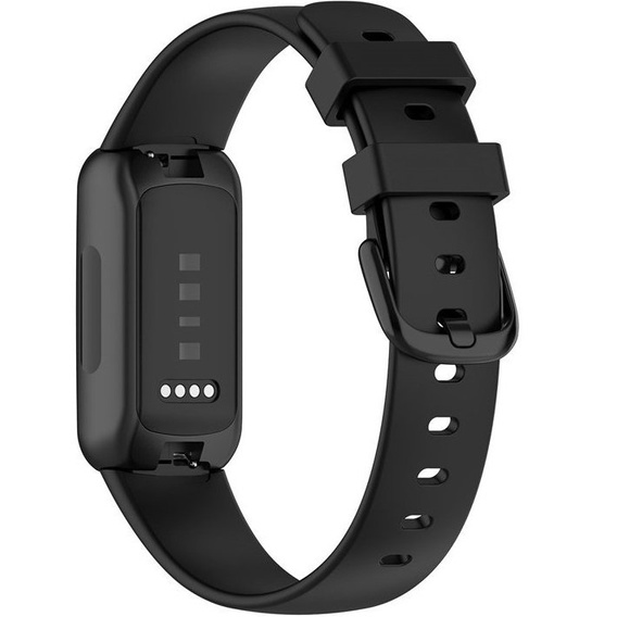 Pasek Silikonowy do Fitbit Inspire 3, Czarny