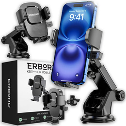 Uchwyt samochodowy ERBORD ML88 na telefon do szyby/na deskę/kokpit