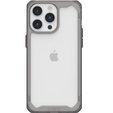 Etui Urban Armor Gear do iPhone 15 Pro Max, Plyo, przezroczyste / szare