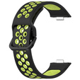 Pasek Silikonowy do Huawei Watch Fit 4 / 4 Pro / 3, Czarny / Zielony