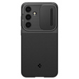 Etui Spigen do Samsung Galaxy S24 FE, Optik Armor, Czarne + Szkło Hartowane 9H