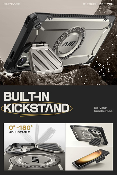 Etui Supcase do Samsung Galaxy S24 Ultra, UB Mag XT, TiGrey