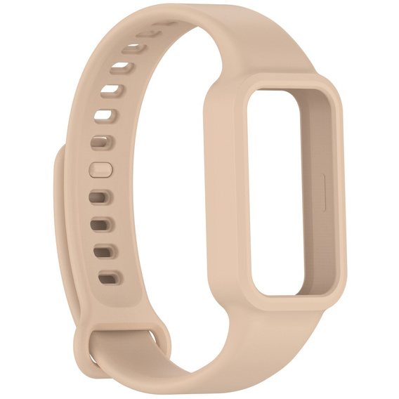 3x Pasek Silikonowy do Xiaomi Smart Band 9 Active / Xiaomi Redmi Band 3, Różowy, Niebieski, Fioletowy